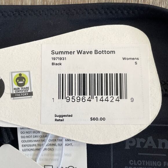NWT Prana Summer Wave Bottom in Black - Size: Small - Picture 5 of 10